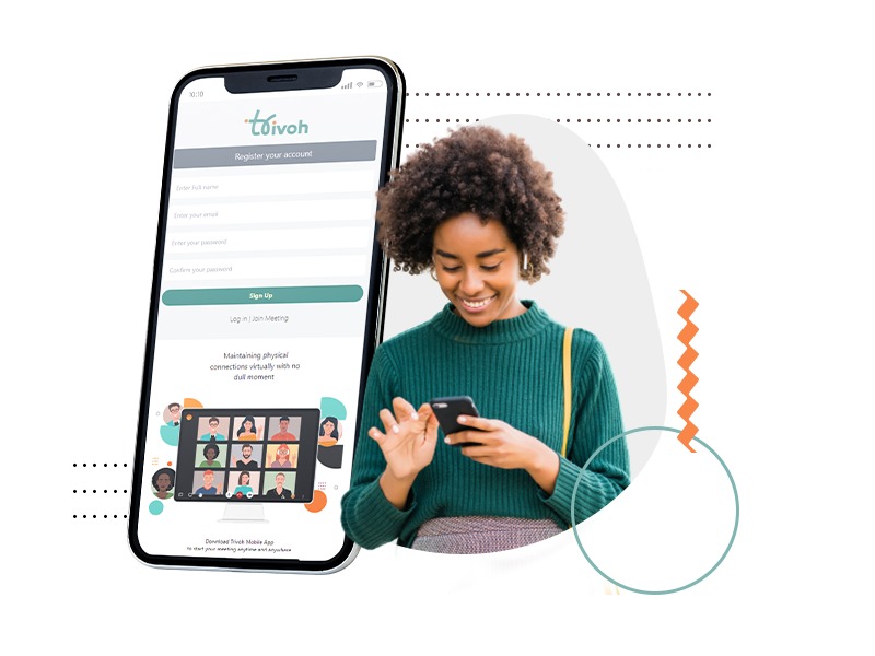 Trivoh create account ima=ge